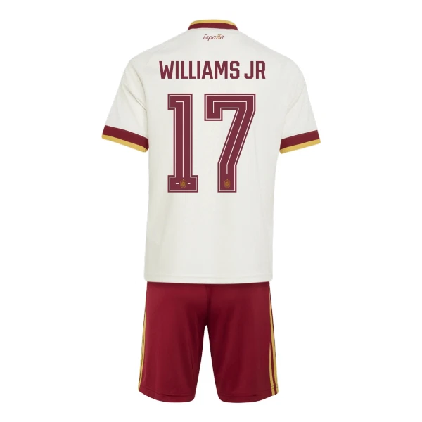 Spanien Williams JR 17 Fodboldtrøje Børn Udebane VM 2026