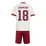 Spanien Zubimendi 18 Fodboldtrøje Børn Udebane VM 2026