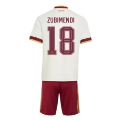 Spanien Zubimendi 18 Fodboldtrøje Børn Udebane VM 2026