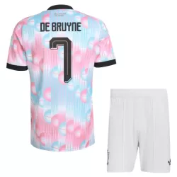 Belgien De Bruyne 7 Fodboldtrøje Børn Udebane VM 2026