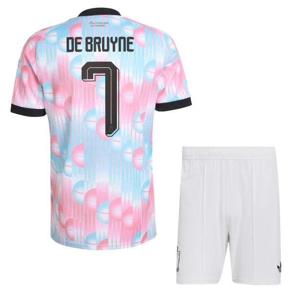 Belgien De Bruyne 7 Fodboldtrøje Børn Udebane VM 2026