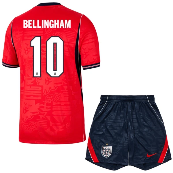 England Bellingham 10 Fodboldtrøje Børn Udebane VM 2026