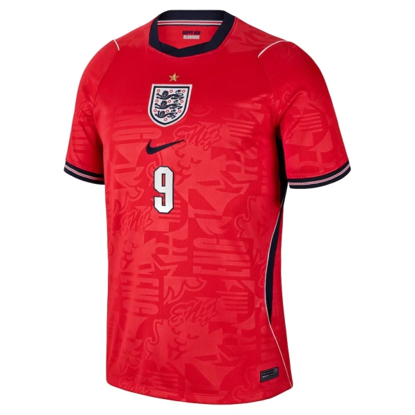 England Kane 9 Fodboldtrøje Herre Udebane VM 2026