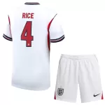 England Rice 4 Fodboldtrøje Børn Hjemmebane VM 2026