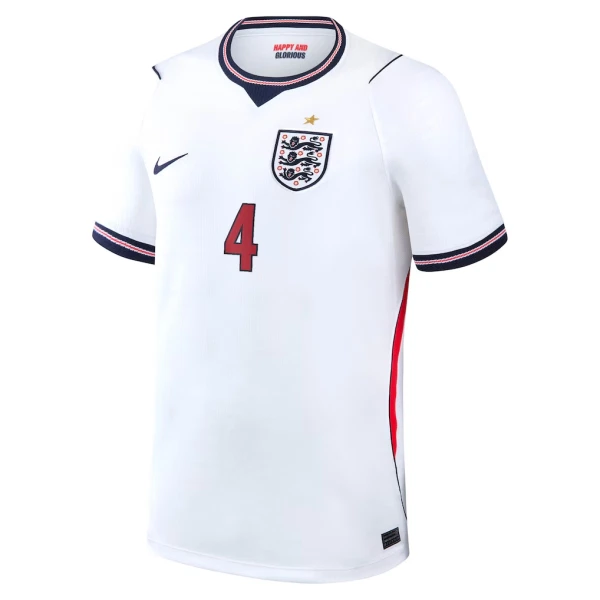England Rice 4 Fodboldtrøje Børn Hjemmebane VM 2026