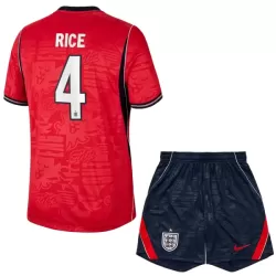 England Rice 4 Fodboldtrøje Børn Udebane VM 2026