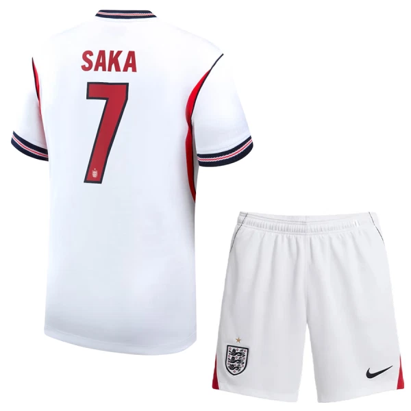 England Saka 7 Fodboldtrøje Børn Hjemmebane VM 2026