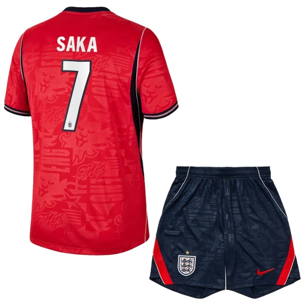 England Saka 7 Fodboldtrøje Børn Udebane VM 2026 England Saka 7 Fodboldtrøje Børn Udebane VM 2026