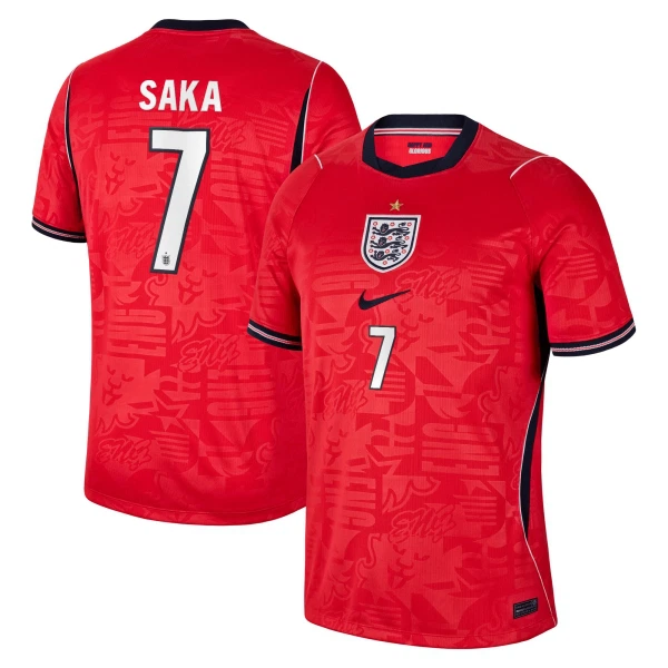 England Saka 7 Fodboldtrøje Herre Udebane VM 2026