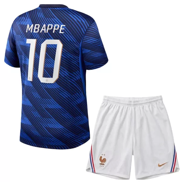 Frankrig Mbappé 10 Fodboldtrøje Børn Hjemmebane VM 2026