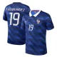 Frankrig Theo Hernandez 19 Fodboldtrøje Herre Hjemmebane VM 2026 Frankrig Theo Hernandez 19 Fodboldtrøje Herre Hjemmebane VM 2026