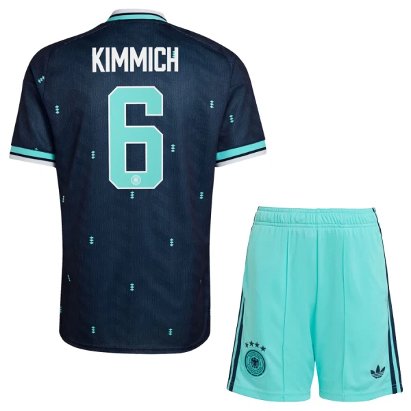 Tyskland Kimmich 6 Fodboldtrøje Børn Udebane VM 2026 Tyskland Kimmich 6 Fodboldtrøje Børn Udebane VM 2026