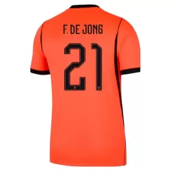 Holland Frenkie de Jong 21 Fodboldtrøje Herre Hjemmebane VM 2026