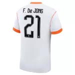 Holland Frenkie de Jong 21 Fodboldtrøje Herre Udebane VM 2026