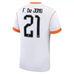 Holland Frenkie de Jong 21 Fodboldtrøje Herre Udebane VM 2026