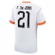 Holland Frenkie de Jong 21 Fodboldtrøje Herre Udebane VM 2026