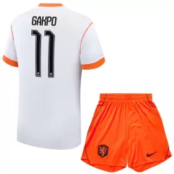 Holland Gakpo 11 Fodboldtrøje Børn Udebane VM 2026