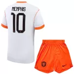 Holland Memphis 10 Fodboldtrøje Børn Udebane VM 2026