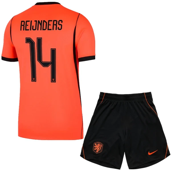 Holland Reijnders 14 Fodboldtrøje Børn Hjemmebane VM 2026