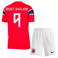 Norge Haaland 9 Fodboldtrøje Børn Hjemmebane VM 2026