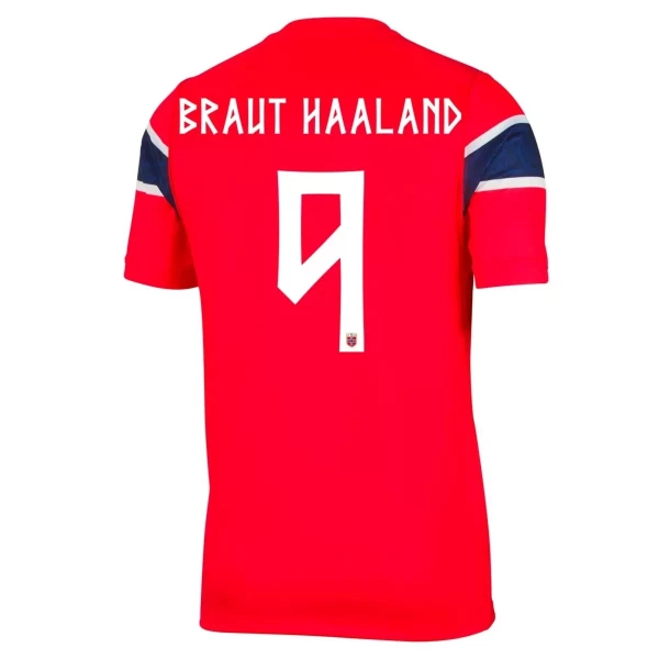 Norge Haaland 9 Fodboldtrøje Herre Hjemmebane VM 2026