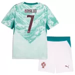 Portugal Ronaldo 7 Fodboldtrøje Børn Udebane VM 2026