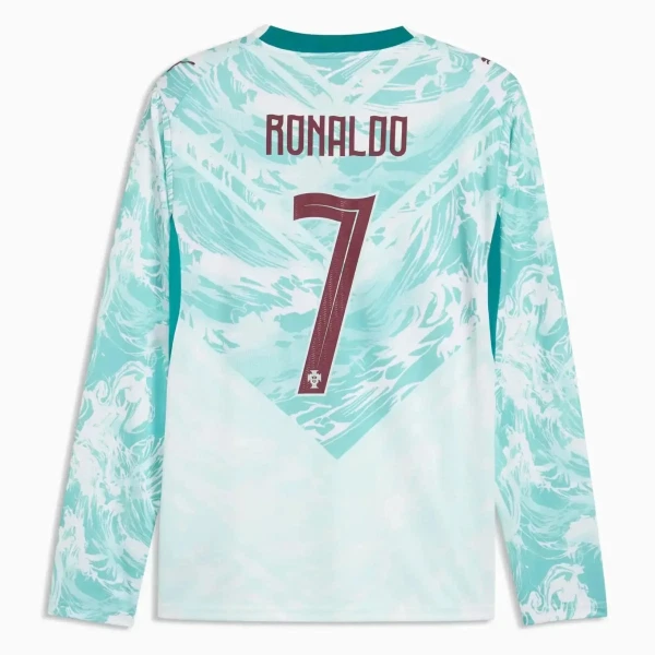 Portugal Ronaldo 7 Fodboldtrøje Herre Udebane VM 2026 Langærmet