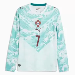 Portugal Ronaldo 7 Fodboldtrøje Herre Udebane VM 2026 Langærmet