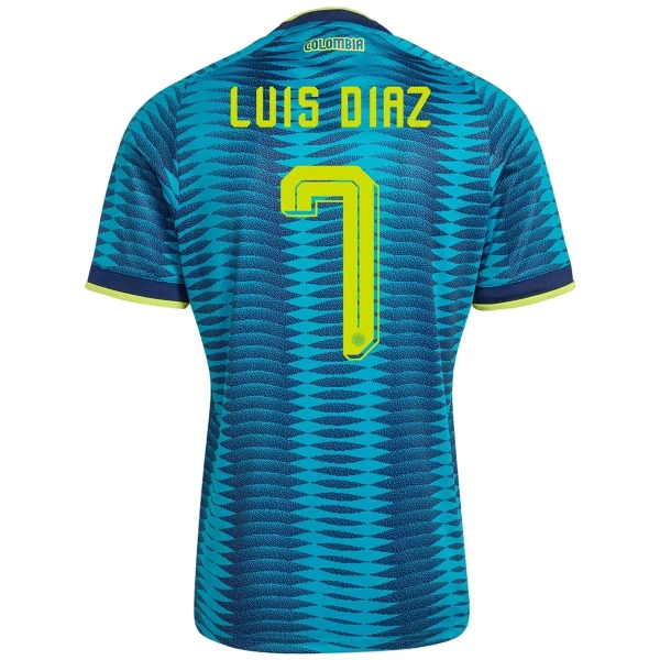 Colombia Luis Díaz 7 Fodboldtrøje Herre Udebane VM 2026