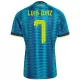 Colombia Luis Díaz 7 Fodboldtrøje Herre Udebane VM 2026