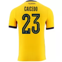 Ecuador Caicedo 23 Fodboldtrøje Herre Hjemmebane VM 2026