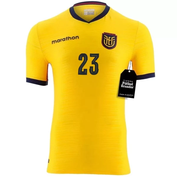 Ecuador Caicedo 23 Fodboldtrøje Herre Hjemmebane VM 2026