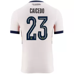 Ecuador Caicedo 23 Fodboldtrøje Herre Tredje VM 2026