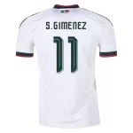 Mexico S.Gimenez 11 Fodboldtrøje Herre Udebane VM 2026