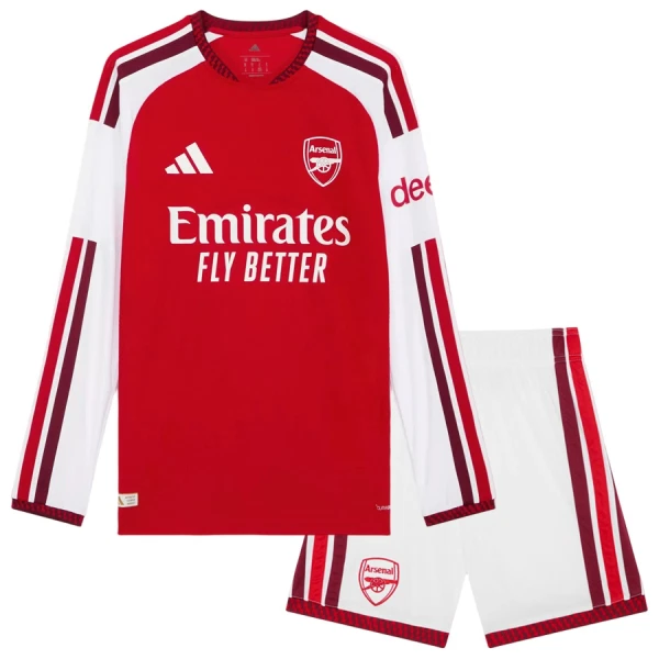 Arsenal Fodboldtrøje Børn Hjemmebane 26/27 Langærmet
