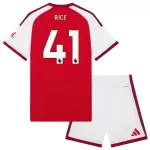Arsenal Rice 41 Fodboldtrøje Børn Hjemmebane 26/27