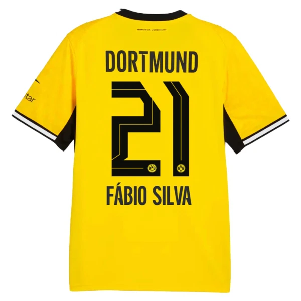 Borussia Dortmund Fabio Silva 21 Fodboldtrøje Herre Hjemmebane 26/27