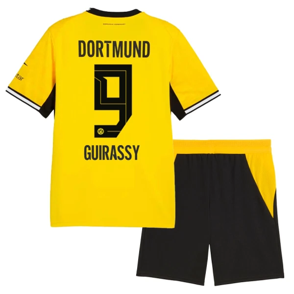 Borussia Dortmund Guirassy 9 Fodboldtrøje Børn Hjemmebane 26/27