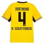 Borussia Dortmund N. Schlotterbeck 4 Fodboldtrøje Herre Hjemmebane 26/27