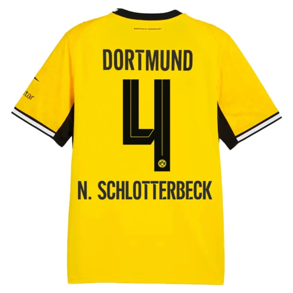 Borussia Dortmund N. Schlotterbeck 4 Fodboldtrøje Herre Hjemmebane 26/27