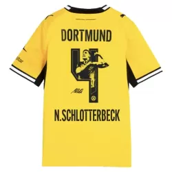 Borussia Dortmund N. Schlotterbeck 4 Fodboldtrøje Herre Hjemmebane 26/27 Speciel