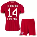 FC Bayern München Luis Díaz 14 Fodboldtrøje Børn Hjemmebane 26/27