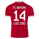 FC Bayern München Luis Díaz 14 Fodboldtrøje Herre Hjemmebane 26/27