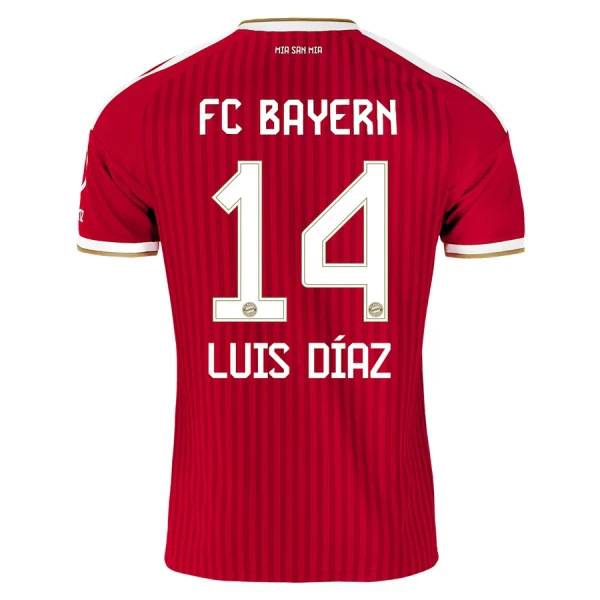 FC Bayern München Luis Díaz 14 Fodboldtrøje Herre Hjemmebane 26/27