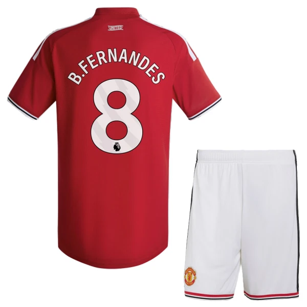 Manchester United Bruno Fernandes 8 Fodboldtrøje Børn Hjemmebane 26/27