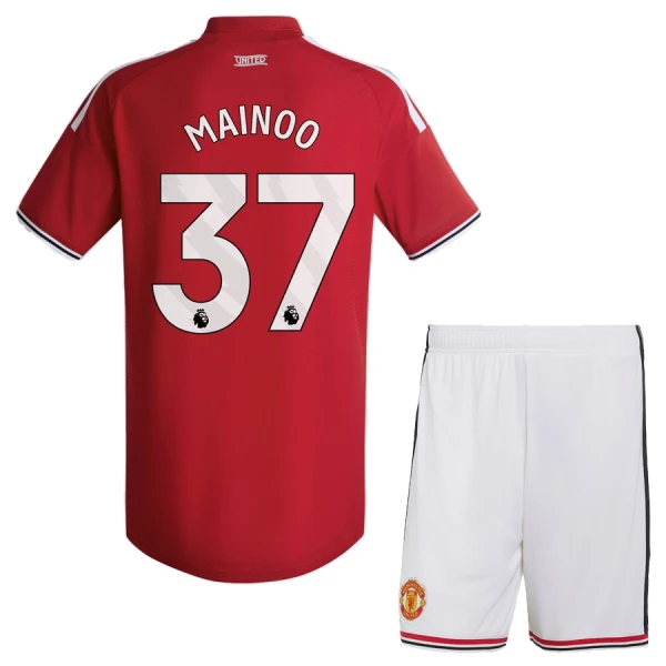 Manchester United Mainoo 37 Fodboldtrøje Børn Hjemmebane 26/27