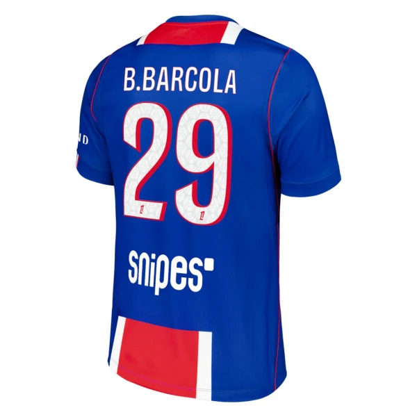 Paris Saint-Germain Bradley Barcola 29 Fodboldtrøje Børn Hjemmebane 26/27