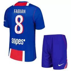 Paris Saint-Germain Fabian 8 Fodboldtrøje Børn Hjemmebane 26/27