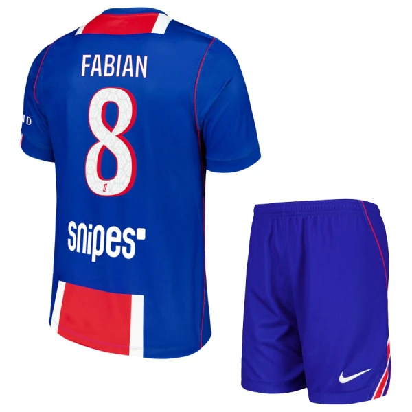 Paris Saint-Germain Fabian 8 Fodboldtrøje Børn Hjemmebane 26/27
