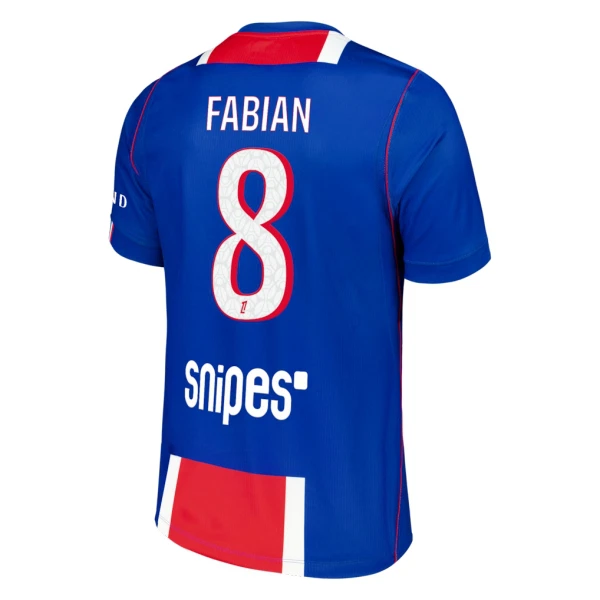 Paris Saint-Germain Fabian 8 Fodboldtrøje Børn Hjemmebane 26/27